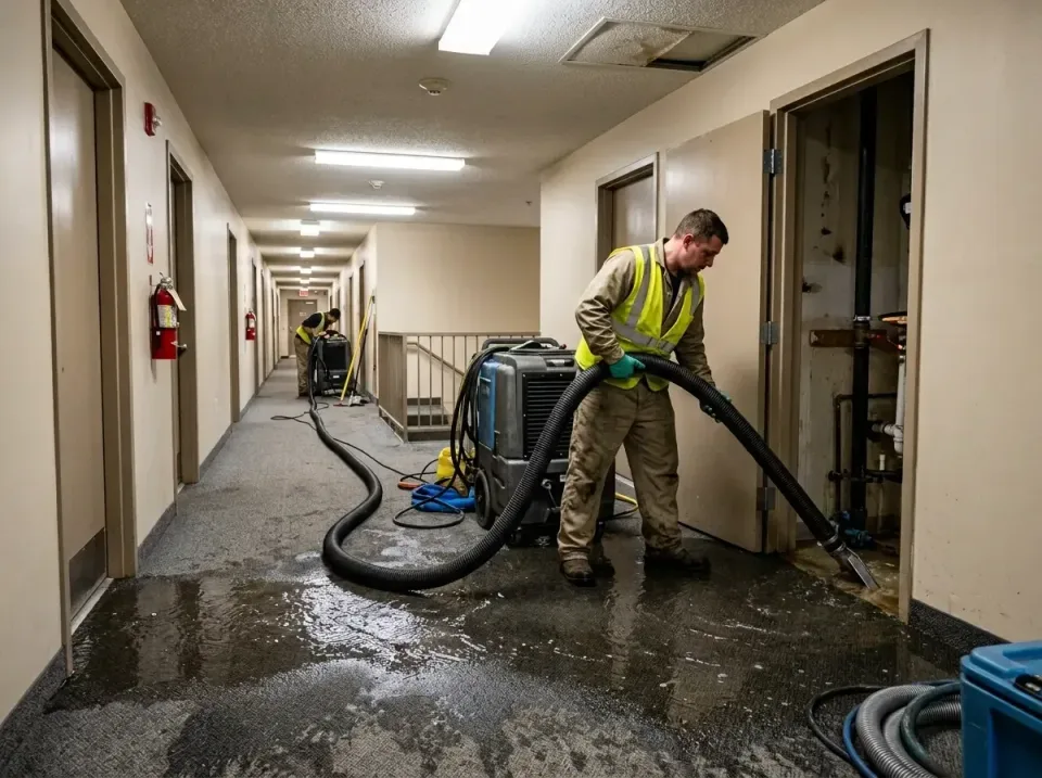multi-unit-apartment-hallway-f-005 — frequently asked questions, Emergency Burst Pipe Water Extraction & Removal in Fruit He…
